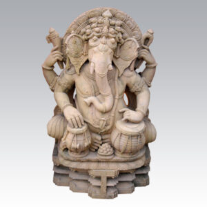 3 feet Sand Stone Ganesha Statue