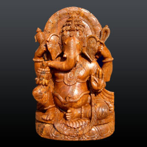 2 feet Sand Stone Ganesha Statue